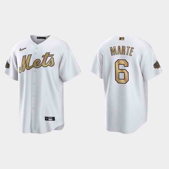 Men Starling Marte New York Mets 2022 Mlb All Star Game White  Jersey->2022 all star->MLB Jersey