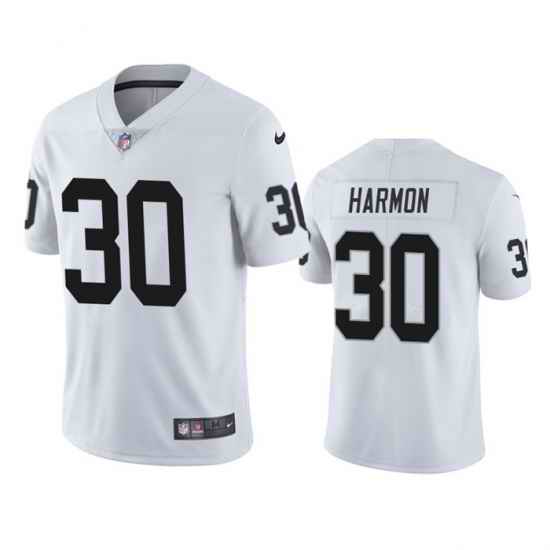 Men's Las Vegas Raiders #30 Duron Harmon White Vapor Untouchable Limited Stitched Jersey->los angeles chargers->NFL Jersey