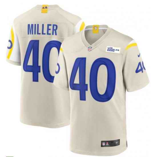 Men Los Angeles Rams Von Miller #40 Game Stitched NFL Jersey->los angeles rams->NFL Jersey