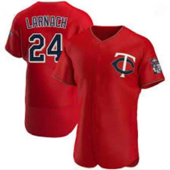 Minnesota Twins #24 Trevor Larnach Red Jersey->minnesota twins->MLB Jersey