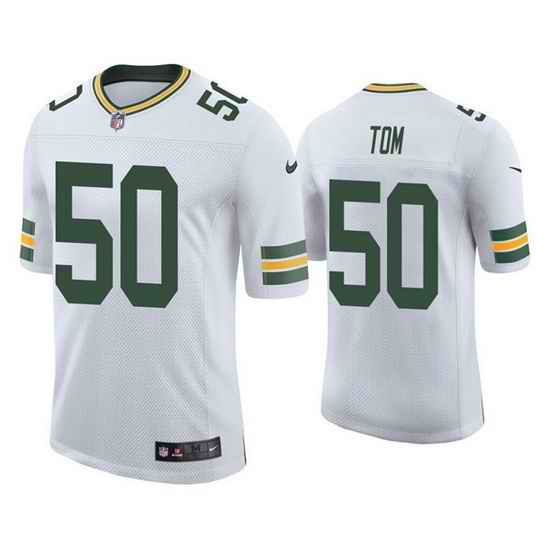 Men Green Bay Packers #50 Zach Tom White Stitched Football Jersey->green bay packers->NFL Jersey