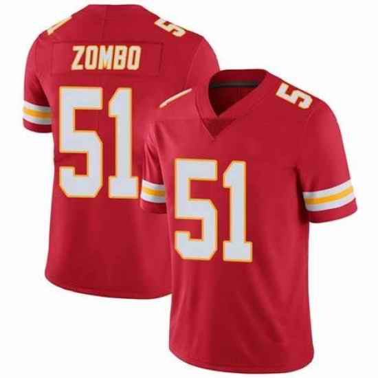 Men Nike Kansas City Chiefs #51 Frank Zombo Red Vapor Untouchable Limited Player NFL Jersey->kansas city chiefs->NFL Jersey