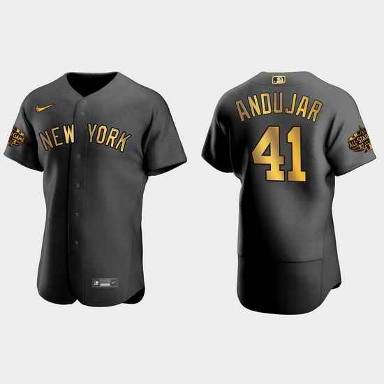 Men New York Yankees Miguel Andujar 2022 Mlb All Star Game Black Men Jersey->2022 all star->MLB Jersey