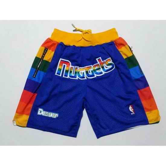 Denver Nuggets Basketball Shorts 006->nba shorts->NBA Jersey