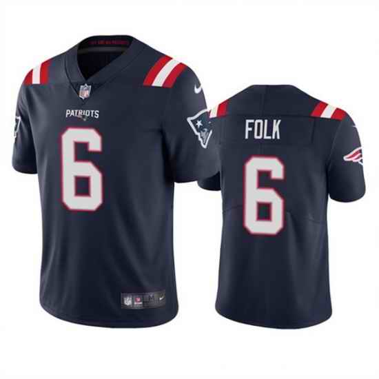 Men's New England Patriots #6 Nick Folk Navy Vapor Untouchable Limited Stitched Jersey->new york giants->NFL Jersey