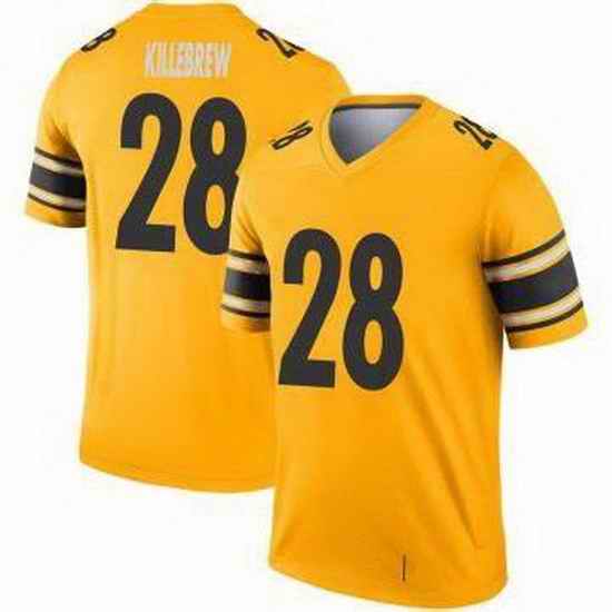 Men Pittsburgh Steelers Miles Killebrew #28 Legend Football Jersey->new york jets->NFL Jersey