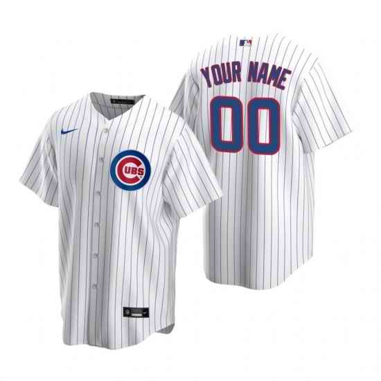 Men Women Youth Toddler Chicago Cubs Custom Nike White Stitched MLB Cool Base Jersey->customized mlb jersey->Custom Jersey