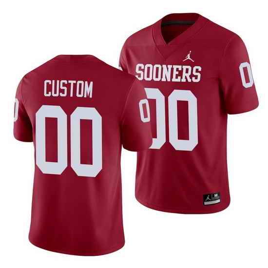Oklahoma Sooners Custom Crimson Alumni Men'S Jersey->->Custom Jersey