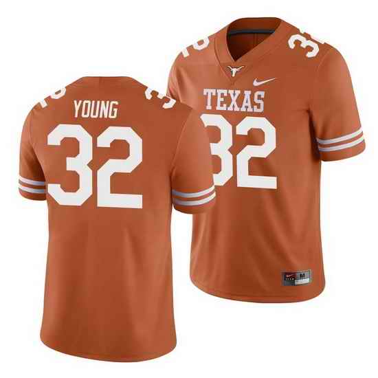 Texas Longhorns Daniel Young Texas Orange College Football Men'S Jersey->texas longhorns->NCAA Jersey