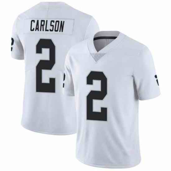 Men's Las Vegas Raiders #2 Daniel Carlson Team White Color Vapor Limited Jersey->cincinnati bengals->NFL Jersey
