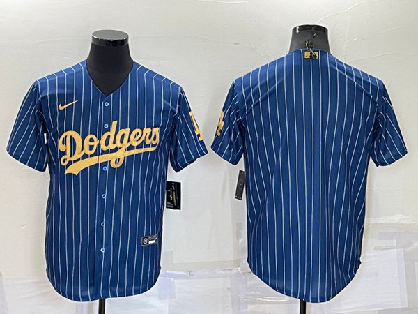 Men's Los Angeles Dodgers Blank Navy/Gold Cool Base Stitched Baseball Jersey->chicago white sox->MLB Jersey