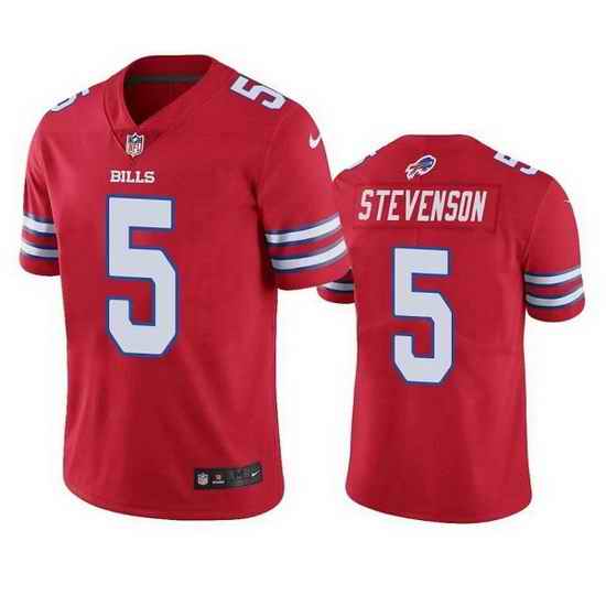 Men Buffalo Bills #5 Marquez Stevenson Red Vapor Untouchable Limited Stitched jersey->atlanta falcons->NFL Jersey