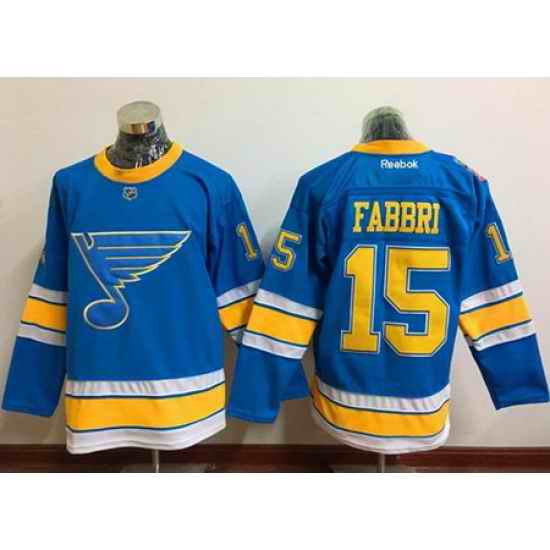 Blues #15 Robby Fabbri Light Blue 2017 Winter Classic Stitched NHL Jersey->st.louis blues->NHL Jersey