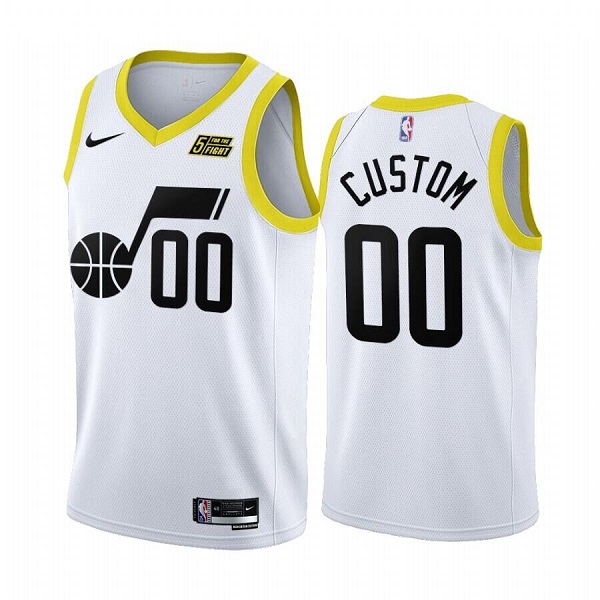 Men's Utah Jazz Active Player Custom White 2022/23 Association Edition Stitched Basketball Jersey->utah jazz jerseys->NBA Jersey
