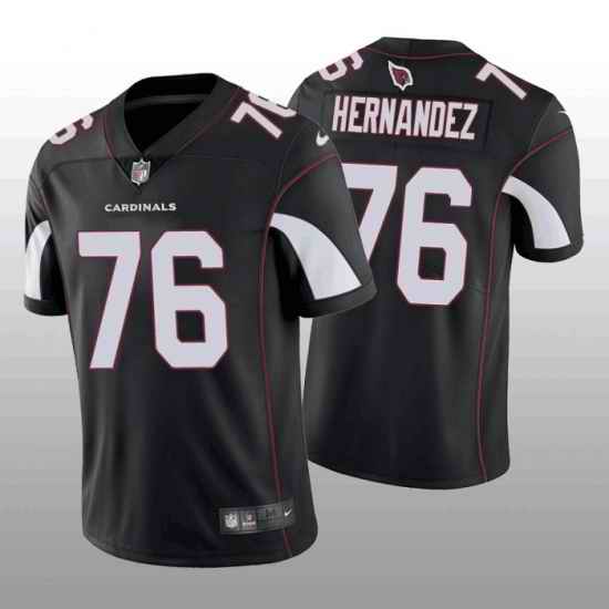 Men Arizona Cardinals #76 Will Hernandez Black Vapor Untouchable Stitched Football Jersey->arizona cardinals->NFL Jersey
