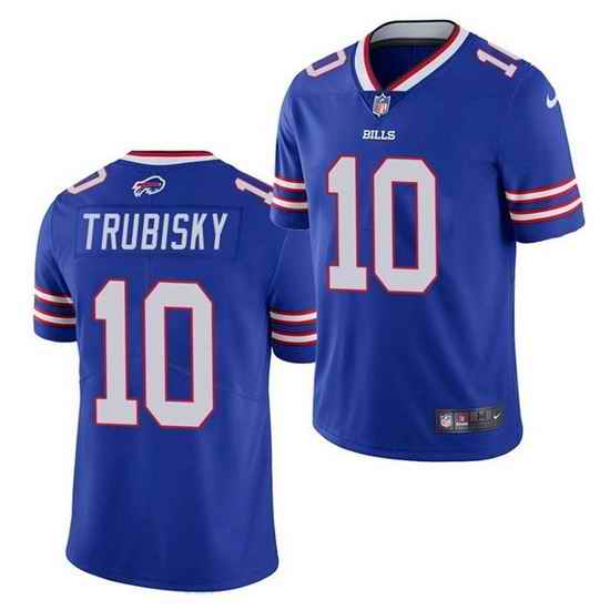 Youth Buffalo Bills #10 Mitchell Trubisky Blue Vapor Untouchable Limited Stitched Jersey->youth nfl jersey->Youth Jersey