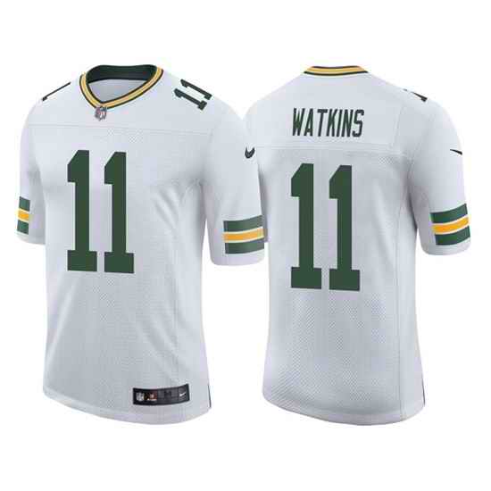 Men Green Bay Packers #11 Sammy Watkins White Stitched Football Jersey->green bay packers->NFL Jersey