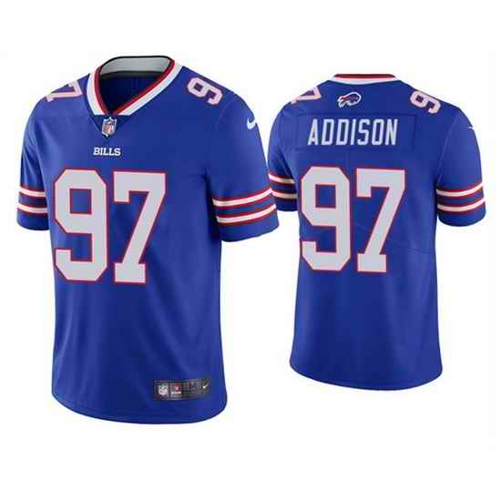 Men Buffalo Bills #97 Mario Addison Blue Vapor Untouchable Limited Stitched Jersey->buffalo bills->NFL Jersey