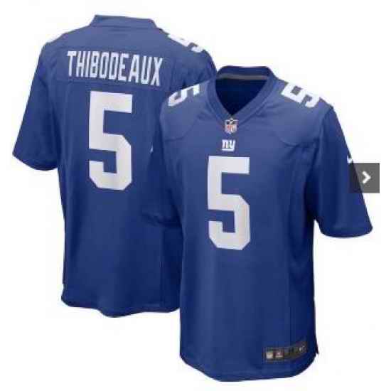 Men's New York Giants #5 Kayvon Thibodeaux Blue Vapor Limited Jersey->baltimore ravens->NFL Jersey