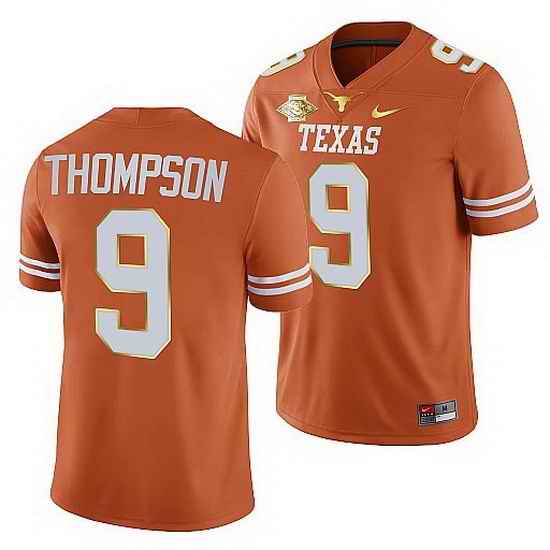 Texas Longhorns Josh Thompson Orange 2021 Red River Showdown Men Jersey->texas longhorns->NCAA Jersey