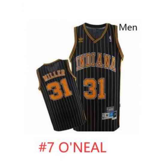 Men Indiana Pacers #7 O'Neal Throwback Jersey->indiana pacers->NBA Jersey