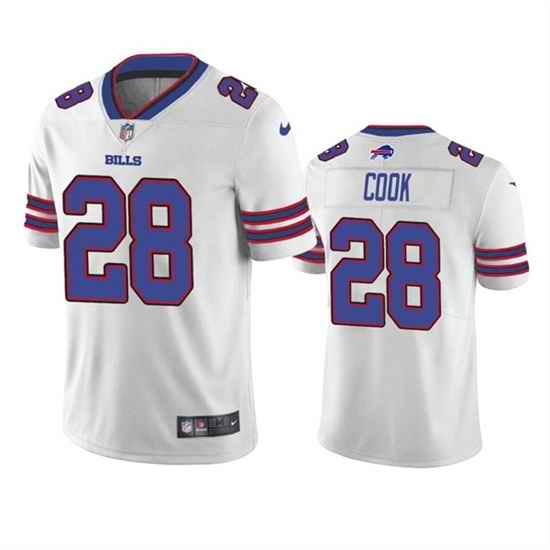 Men Buffalo Bills #28 James Cook White Vapor Untouchable Limited Stitched Jersey->chicago bears->NFL Jersey