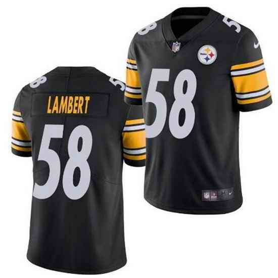 Youth Pittsburgh Steelers #58 Jack Lambert Black Vapor Untouchable Limited Stitched Jersey->youth nfl jersey->Youth Jersey
