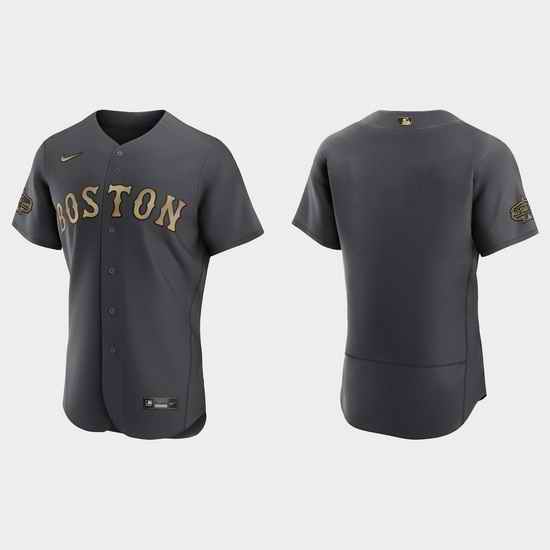 Men Boston Red Sox 2022 Mlb All Star Game Authentic Charcoal Jersey->2022 all star->MLB Jersey