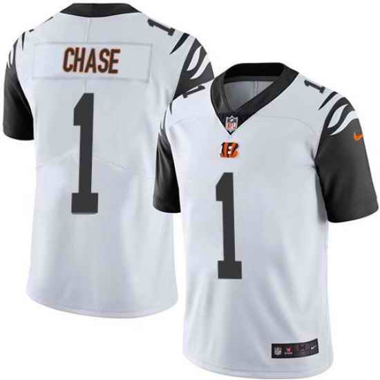 Men Nike Cincinnati Bengals #1 Ja Marr Chase Rush Limited Stitched Jersey->las vegas raiders->NFL Jersey