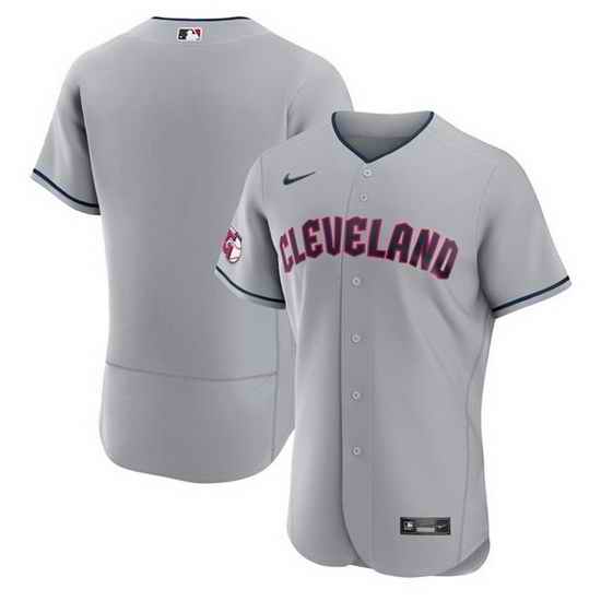 Men Cleveland Guardians Blank Grey Flex Base Stitched jersey->boston red sox->MLB Jersey