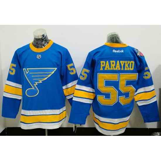 Blues #55 Colton Parayko Light Blue 2017 Winter Classic Stitched NHL Jersey->st.louis blues->NHL Jersey