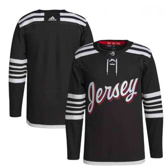 Men New Jersey Devils Blank 2021 2022 Black Stitched Jersey->new jersey devils->NHL Jersey