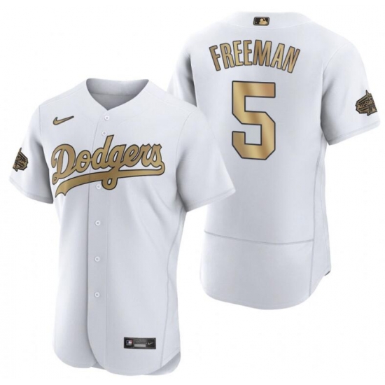 Men Los Angeles Dodgers freddie freeman white 2022 mlb all-star game authentic jersey->2022 all star->MLB Jersey