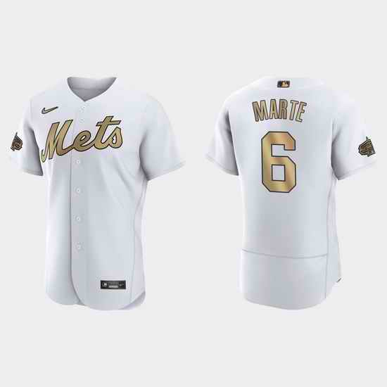 Men Starling Marte New York Mets 2022 Mlb All Star Game Authentic White Jersey->2022 all star->MLB Jersey
