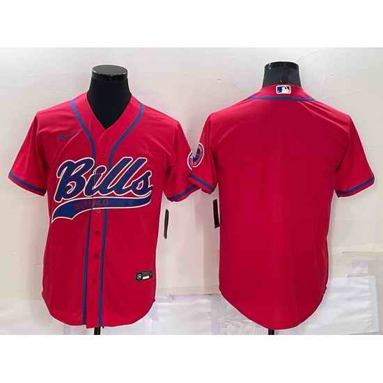 Men Buffalo Bills Blank Pink Stitched Jersey->buffalo bills->NFL Jersey
