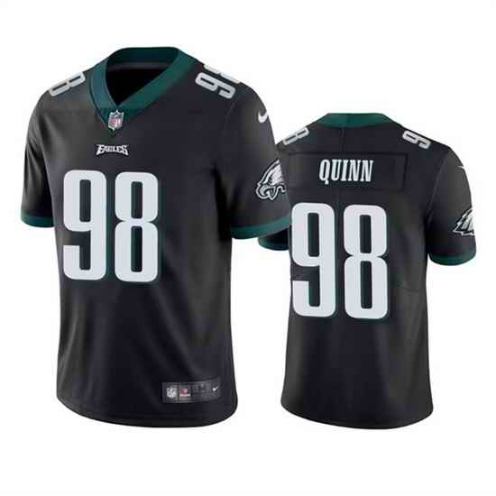 Men Philadelphia Eagles #98 Robert Quinn Black Vapor Untouchable Limited Stitched Jersey->philadelphia eagles->NFL Jersey