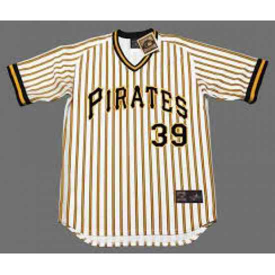 Men Pittsburgh Pirates #39 Dave Parker White Pinstripe Throwback Jersey->boston red sox->MLB Jersey
