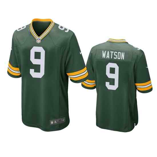 Men Green Bay Packers #9 Christian Watson Green Stitched Football Jersey->detroit lions->NFL Jersey
