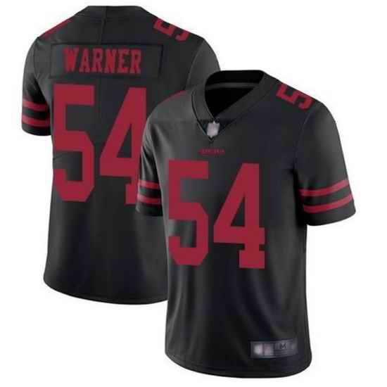 Youth Nike San Francisco 49ers Fred Warner #54 Black Vapor Untouchable Limited NFL Jersey->youth nfl jersey->Youth Jersey
