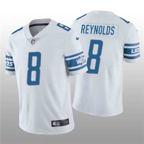 Men's Detroit Lions #8 Josh Reynolds White Vapor Untouchable Limited Stitched Jersey->kansas city chiefs->NFL Jersey