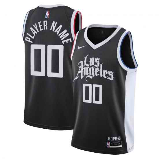 Men Women Youth Toddler Los Angeles Clippers Black Custom Nike NBA Stitched Jersey->customized nba jersey->Custom Jersey
