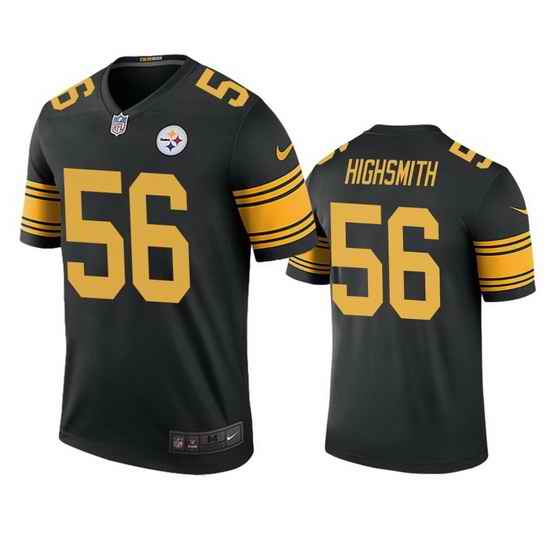 Men's Pittsburgh Steelers #56 Alex Highsmith Rush NFL Stitched Jersey->new york jets->NFL Jersey