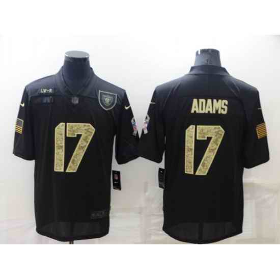 Men's Las Vegas Raiders #17 Davante Adams Black Camo Salute To Service Limited Stitched Jersey->las vegas raiders->NFL Jersey