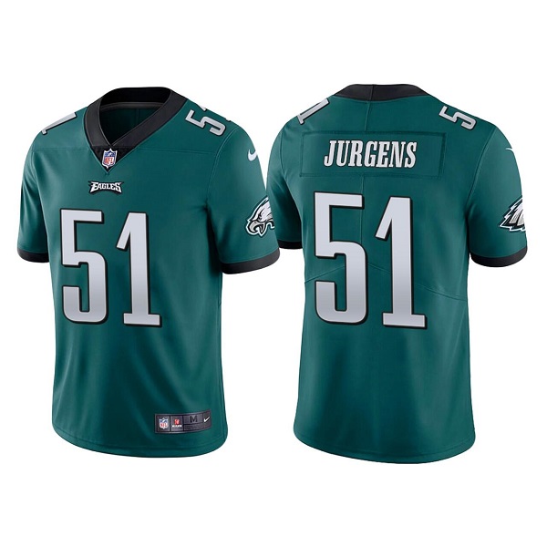 Men's Philadelphia Eagles #51 Cameron Jurgens Green Vapor Untouchable Limited Stitched Jersey->pittsburgh steelers->NFL Jersey