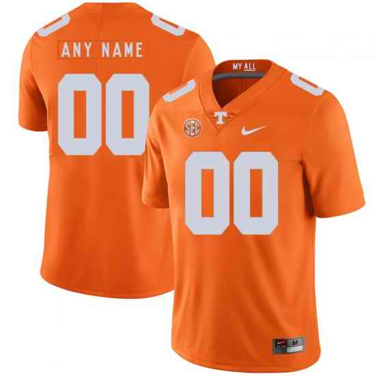 Tennessee Volunteers Orange Men's Customized Nike College Football Jersey->customized ncaa jersey->Custom Jersey