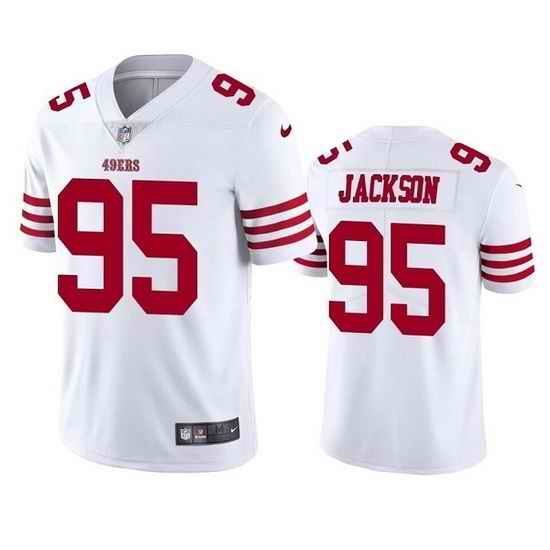 Men San Francisco 49ers #95 Drake Jackson 2022 White Vapor Untouchable Stitched Football Jersey->seattle seahawks->NFL Jersey