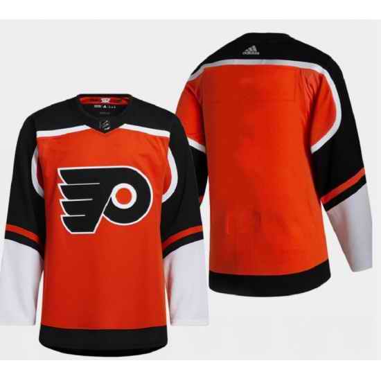 Men Philadelphia Flyers Blank 2021 Orange Reverse Retro Stitched Jersey->philadelphia flyers->NHL Jersey
