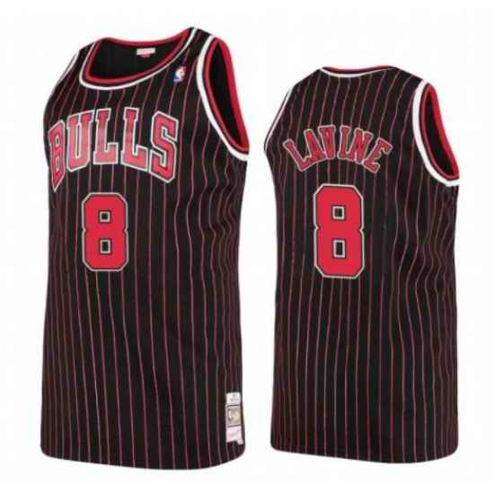 Men Chicago Bulls Zach Lavine e #8 Hardwood Classics Maglia Uomo Jersey->sacramento kings->NBA Jersey