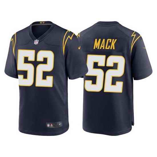 Men Los Angeles Chargers #52 Khalil Mack Navy Vapor Untouchable Limited Stitched jersey->los angeles chargers->NFL Jersey