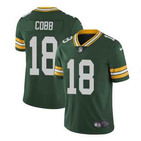 Youth Green Bay Packers #18 Randall Cobb Green Vapor Untouchable Stitched Jersey->youth nfl jersey->Youth Jersey